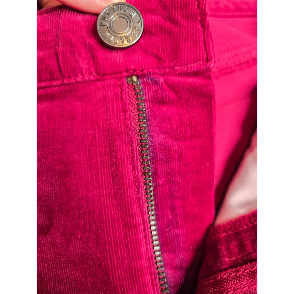 KUT From the Kloth Jean Fab Ab Wide Leg Ruby Corduroy Pants 8 - Picture 5 of 11